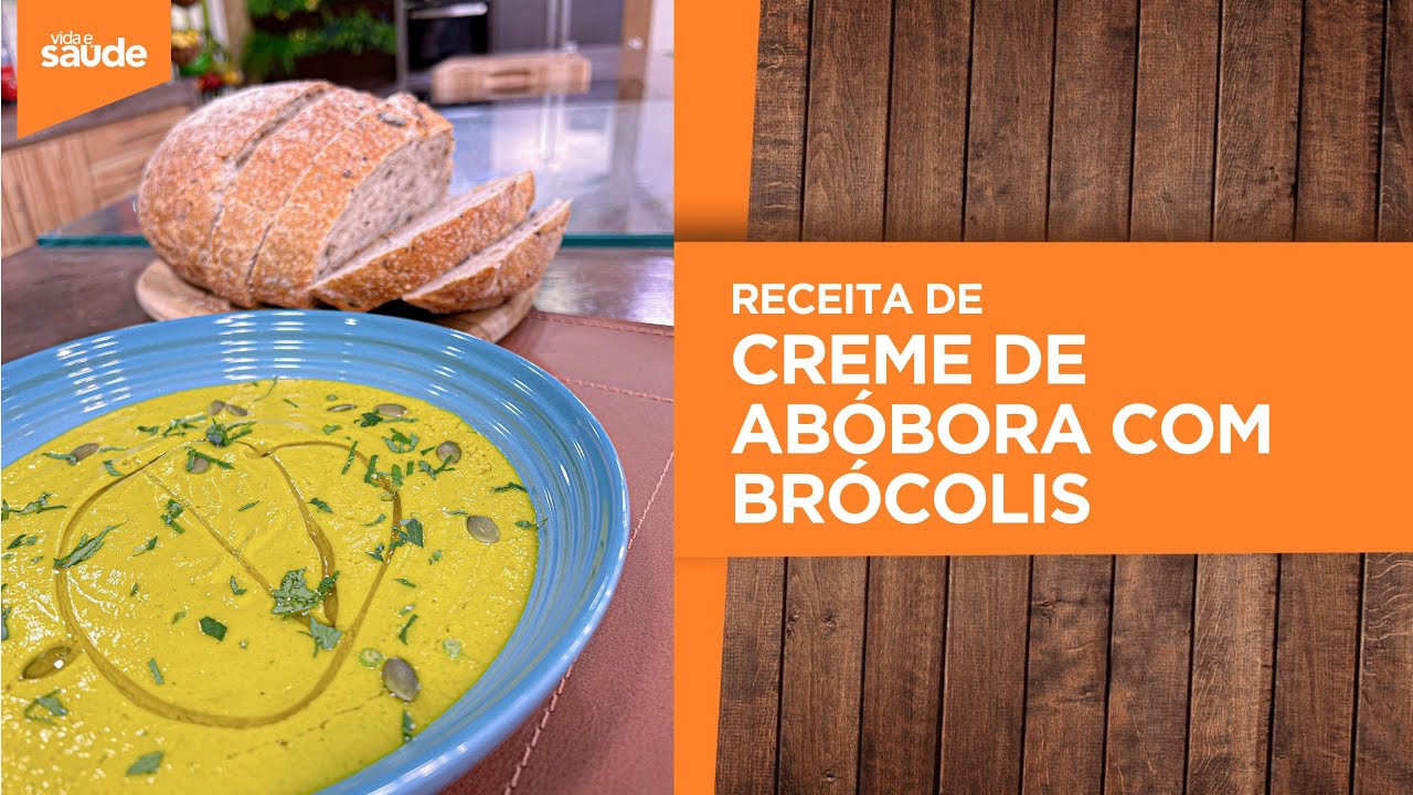 Receita: Creme de abóbora com brócolis (25/10/24)