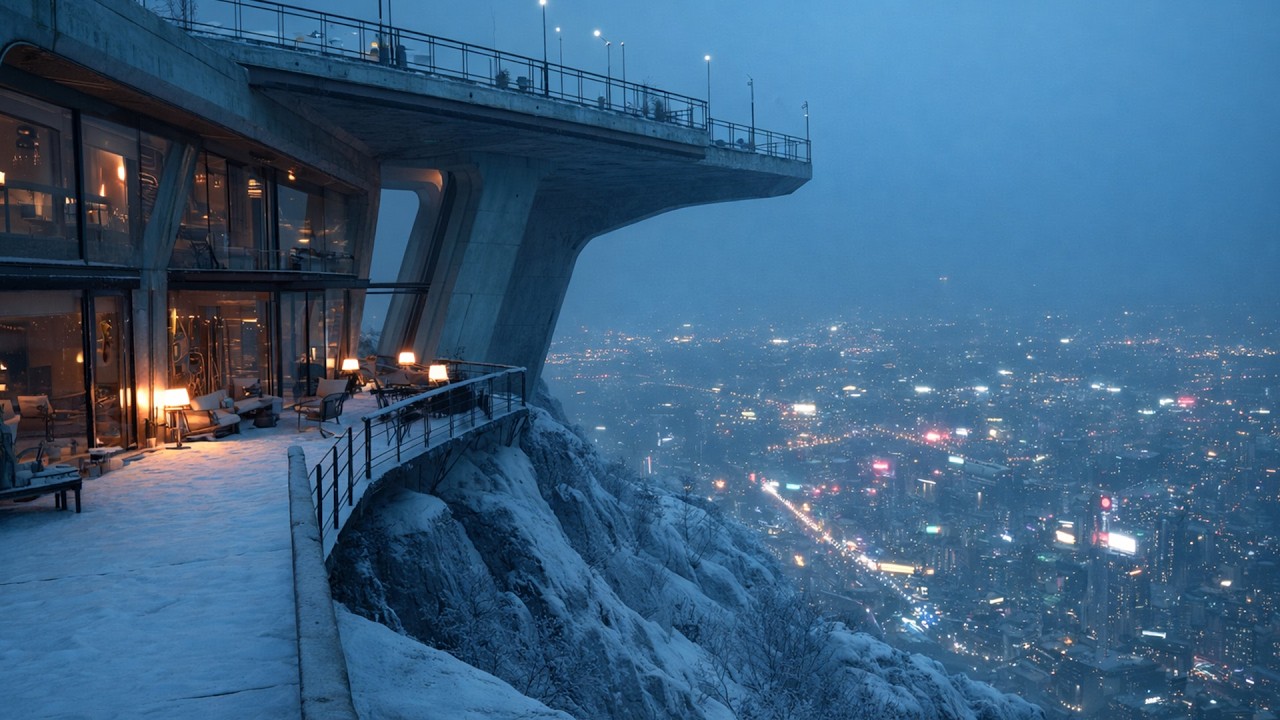Frozen in Time – 4H Futuristic Winter Night Refuge | Ambient Drone