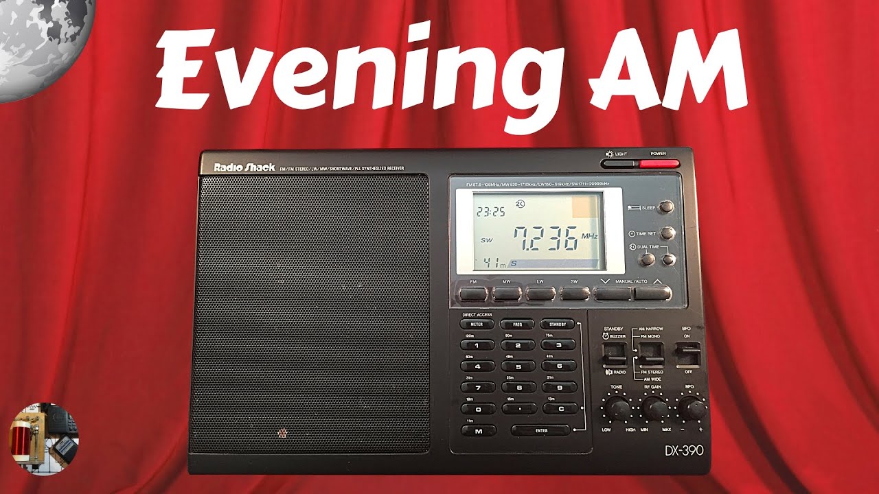 Radio Shack DX-390 Shortwave Radio Evening AM