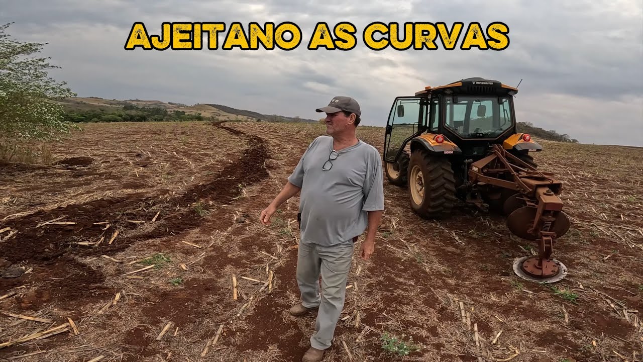 TERMINEI DE SUBSOLAR AS TERRA E AJEITANO AS CURVA PRO PLANTIO 