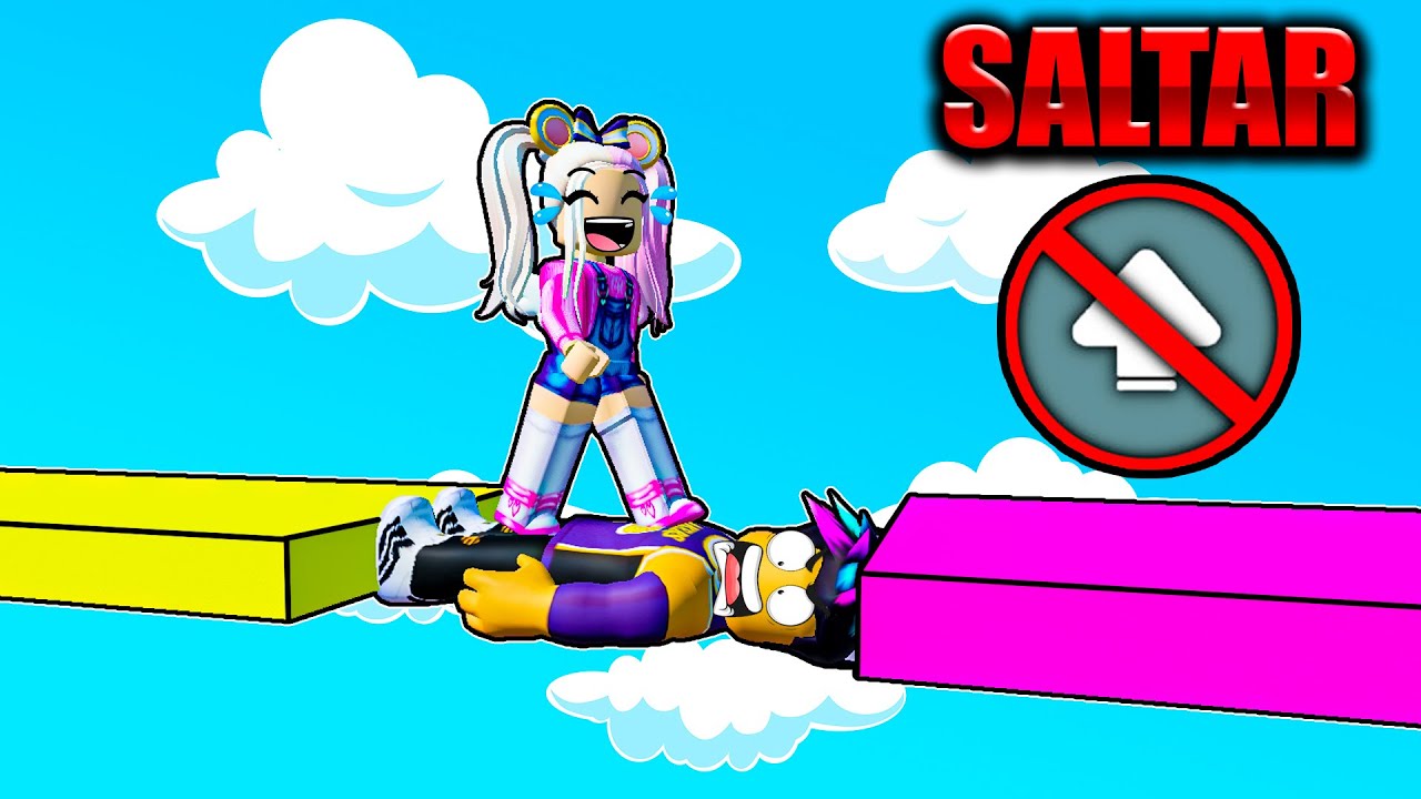 OBBY pero NO PUEDES SALTAR! - ROBLOX con PINKFATE!