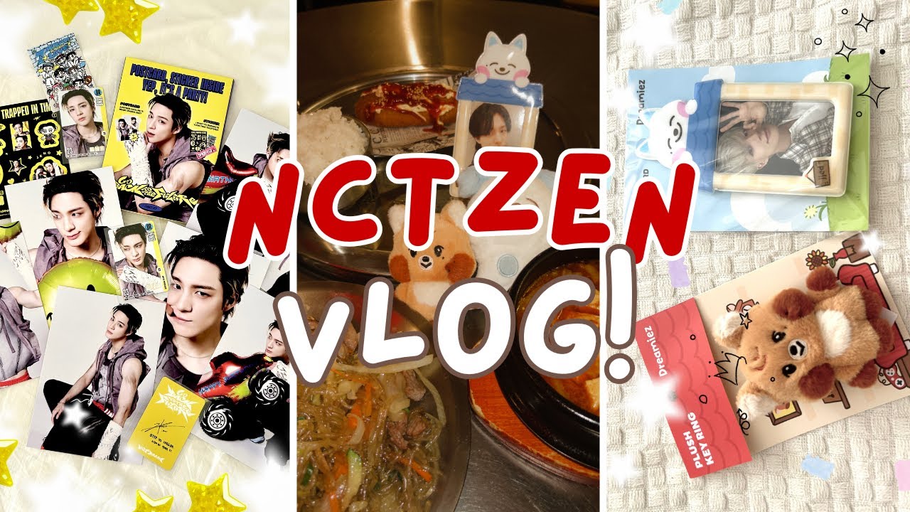 NCTzen vlog [시즈니 브이로그] BTTF and NCT Dreamiez merch, Korean food and opening mail ❤