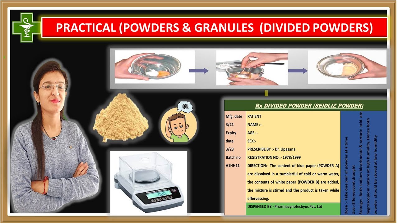 Practical Divided Powders (seidliz powder)