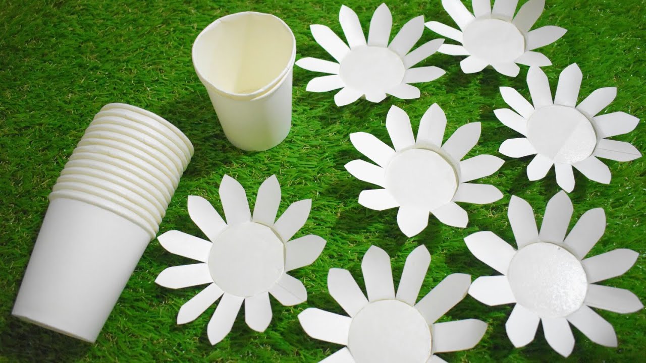 Ganpati Decoration Ideas using Paper Cup Easy | Zero Budget Ganpati Decoration Ideas 2021 |diy decor
