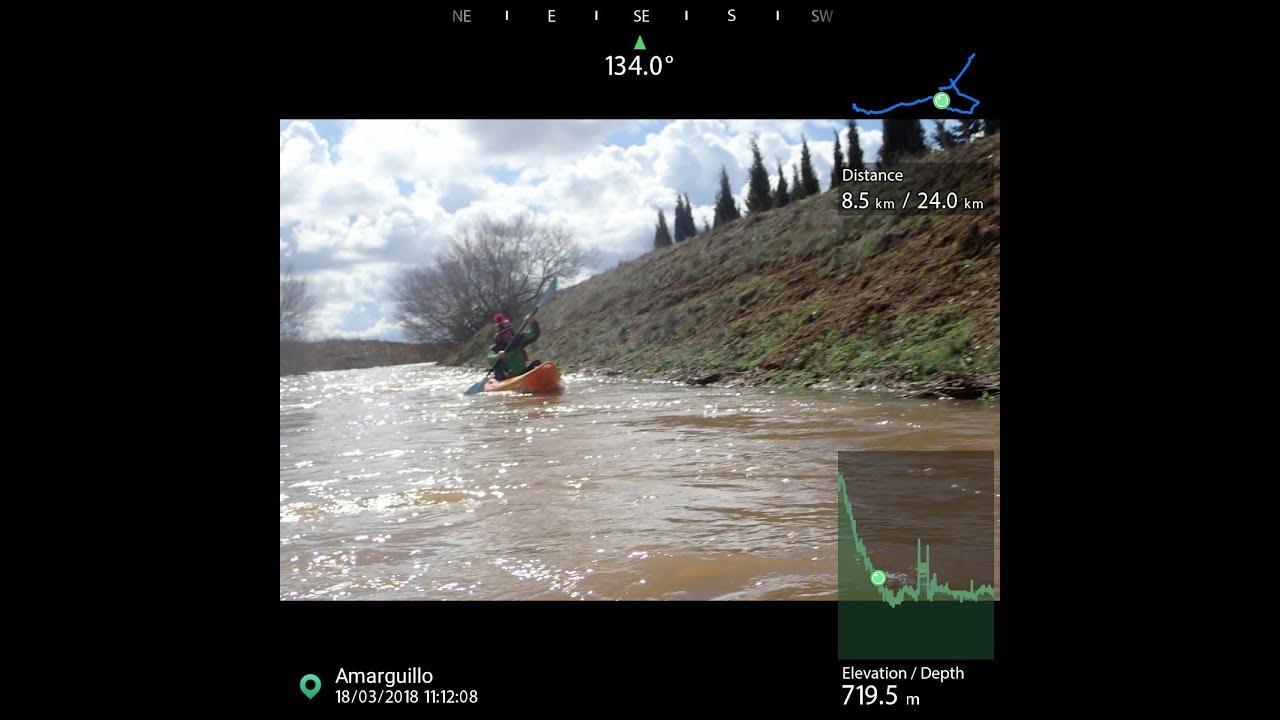 Navegando por el r&iacute;o Amarguillo