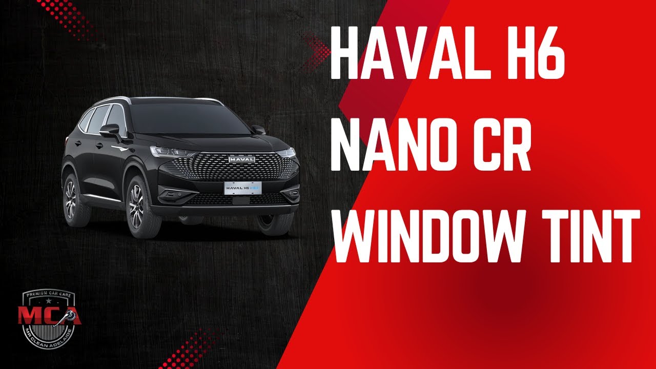 Haval H6 Legal 35/20% Nano CR Window Tint Installation - Uber Legal - Live Tutorial