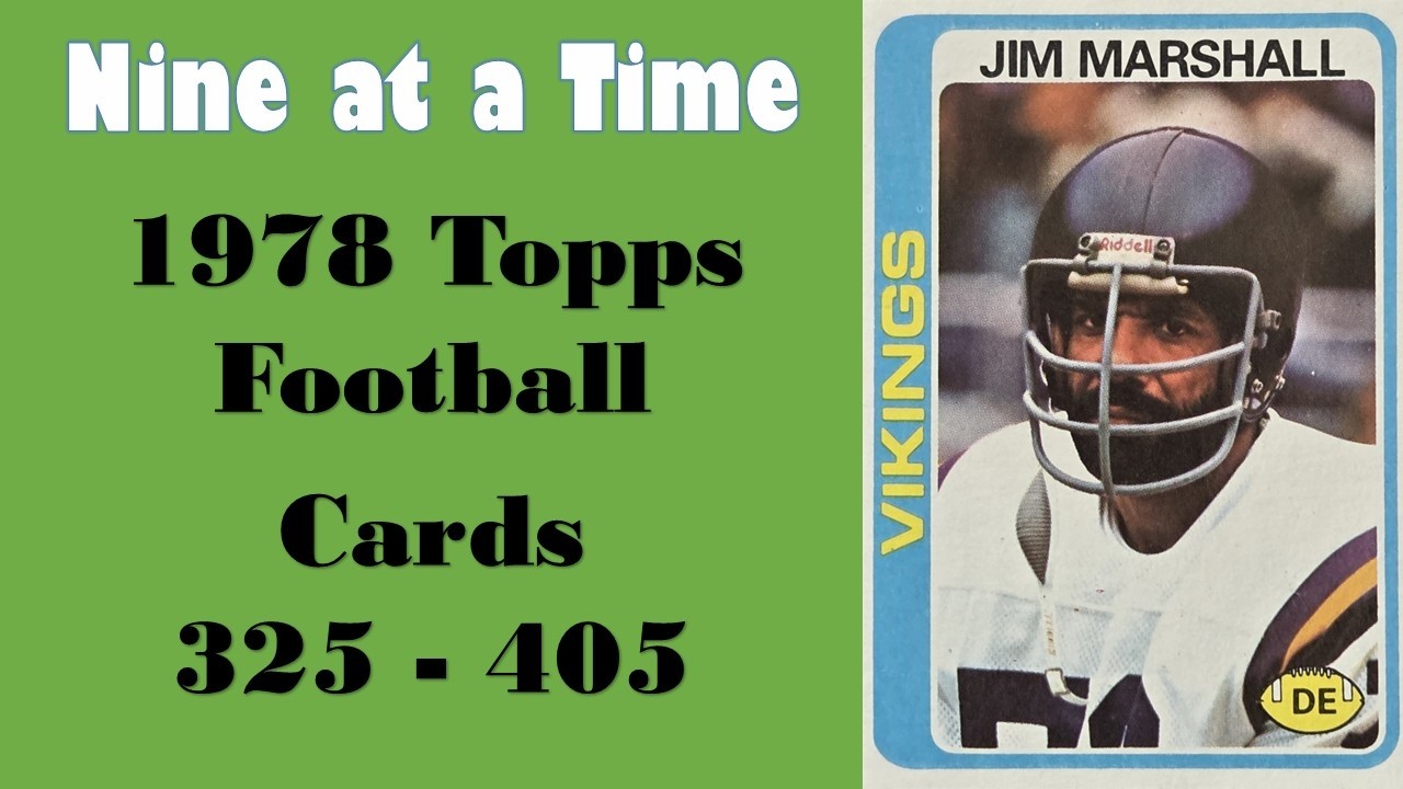 1978 Topps Football Cards 325 to 405