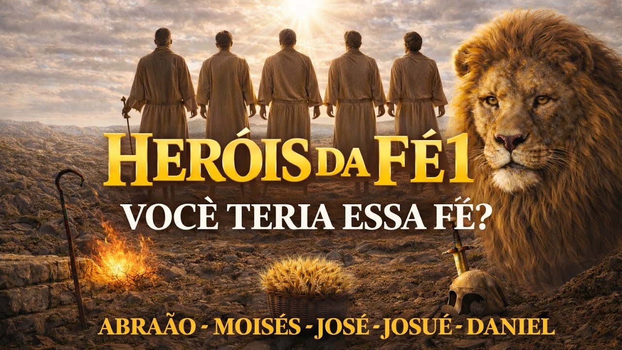 Heróis da Fé - Louvores que Despertam Confiança em Deus | Abraão, Moisés, José, Josué e Daniel • V1