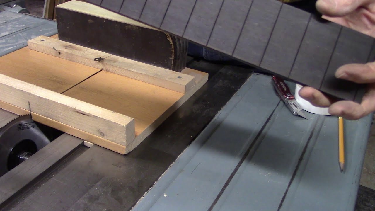 Slotting a Fretboard