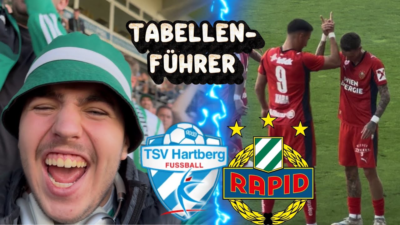 UNGLAUBLICHE CHANCENFEST ZUR TABELLENSPITZE / Tsv Hartberg vs Rapid wien