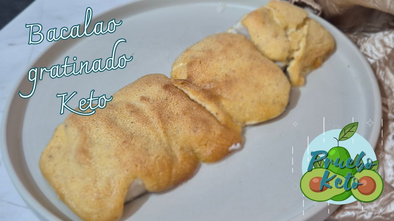 Bacalao gratinado con alioli de almendra al horno #keto | sin azúcar | sin harina |