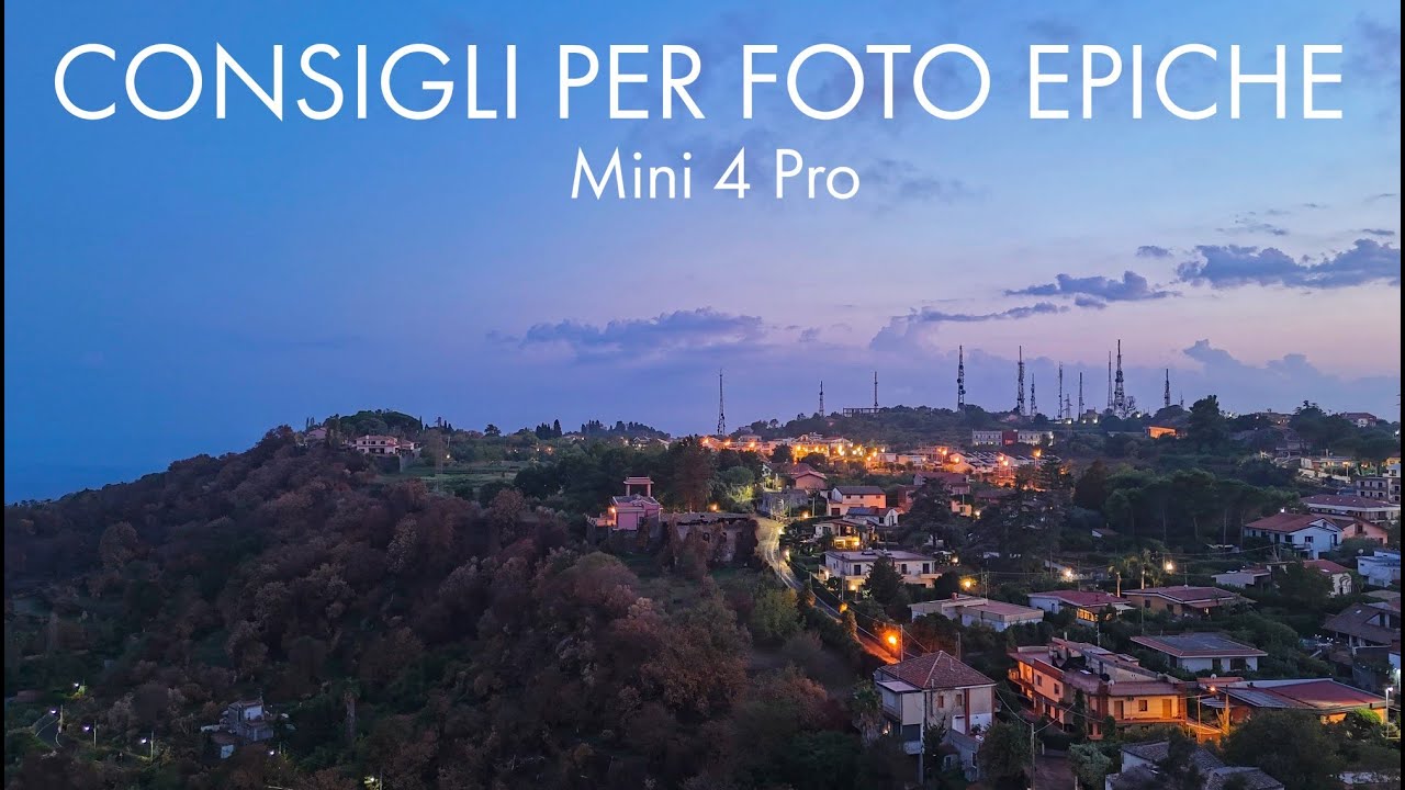 DJI Mini 4 Pro Configurazione Camera per Fotografia EPICA