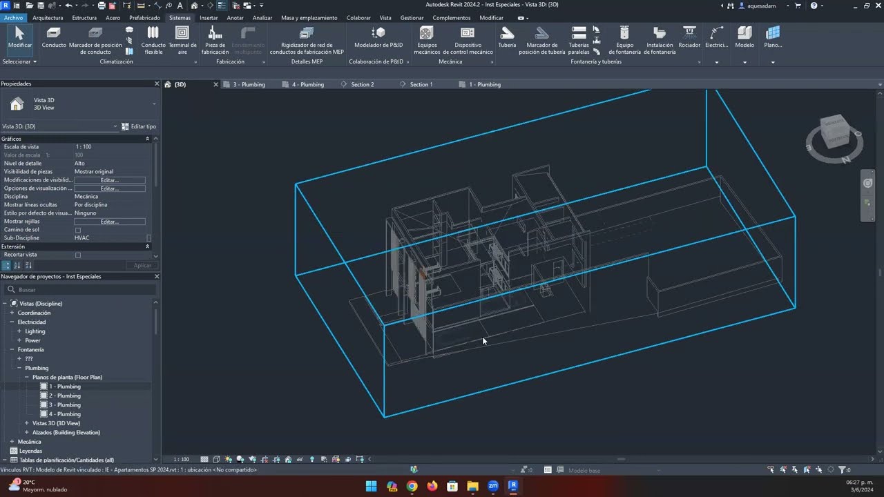 Sistemas de Aguas Pluviales REVIT