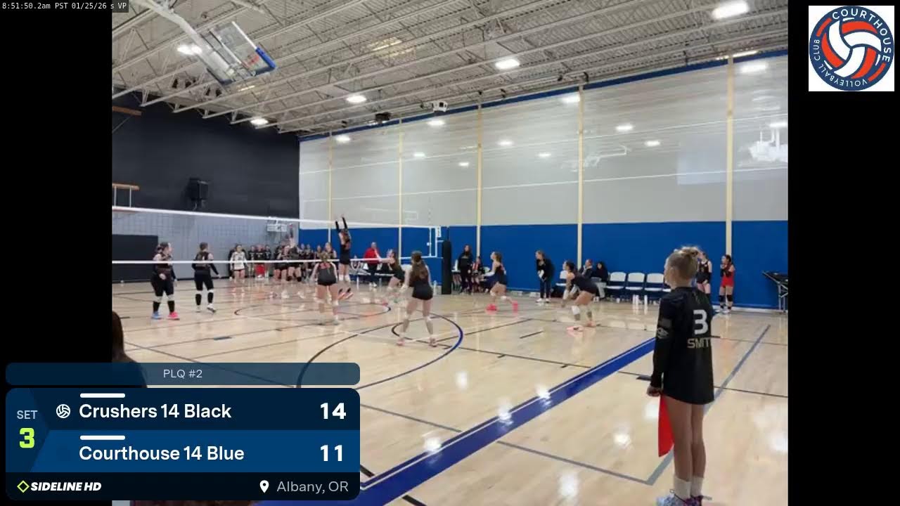 Courthouse 14 Blue vs. Crushers 14 Black (2026.01.25)