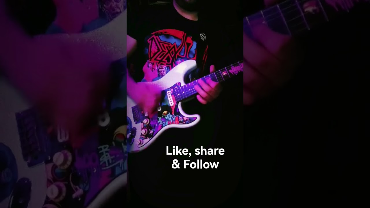 Dirty blues, high gain, and whammy madness 🎸🔥 #guitasolo #blues #metal #whammy #style #stratocaster