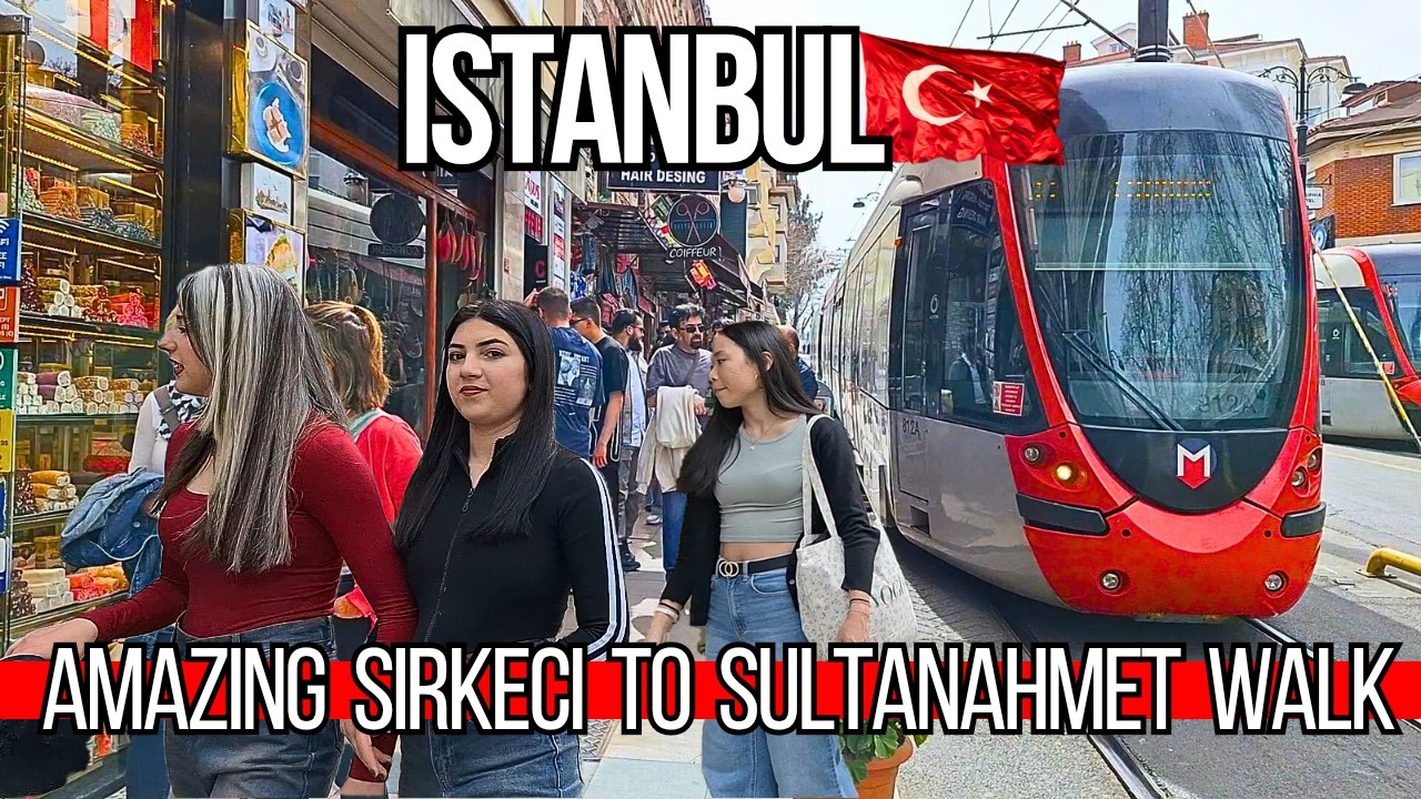 🇹🇷 Istanbul Walking Tour 4K: Sirkeci, Old City, Gulhane, Sultanahmet, Hagia Sophia, Blue Mosque 2025