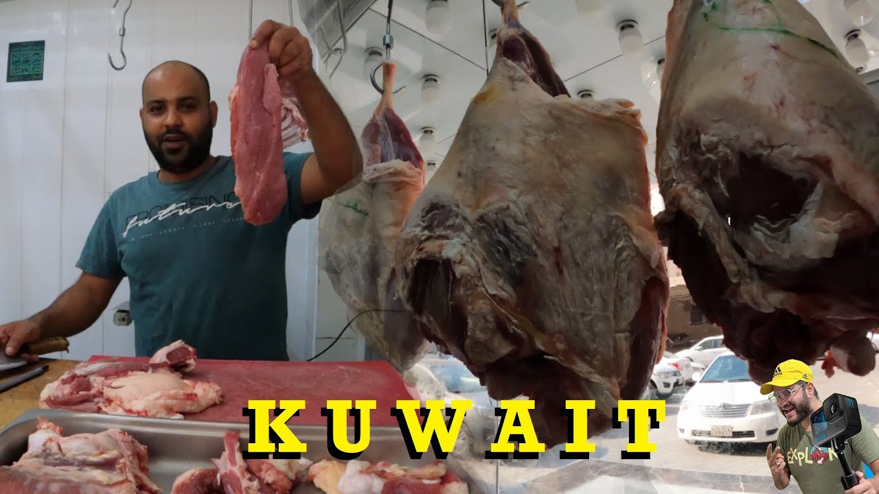 Meat Shop in Kuwait ! Sheep Meat - Camel Meat ! Exploring Fresh Meat inside Kuwait city ! Vlog