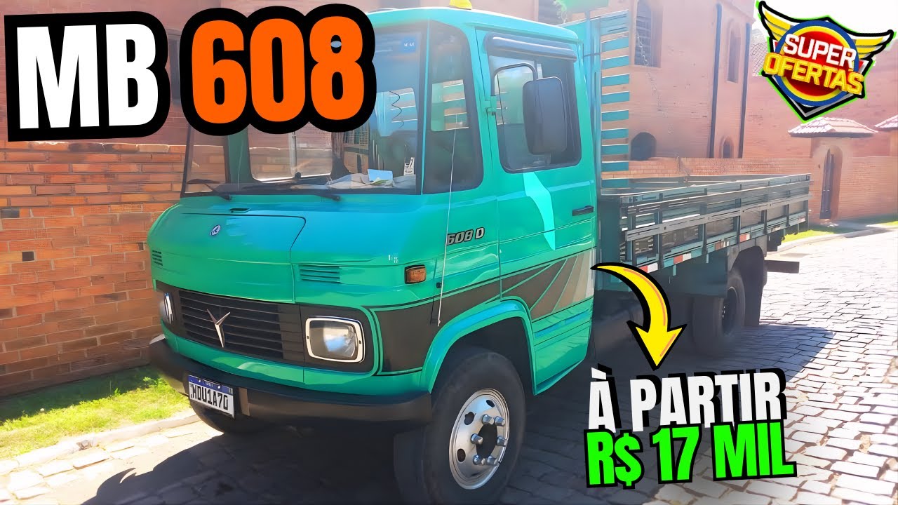 MERCEDES 608 na CARROCERIA DE MADEIRA à PARTIR DE 17 MIL #mb608 #carroceria #3/4 #qualificado