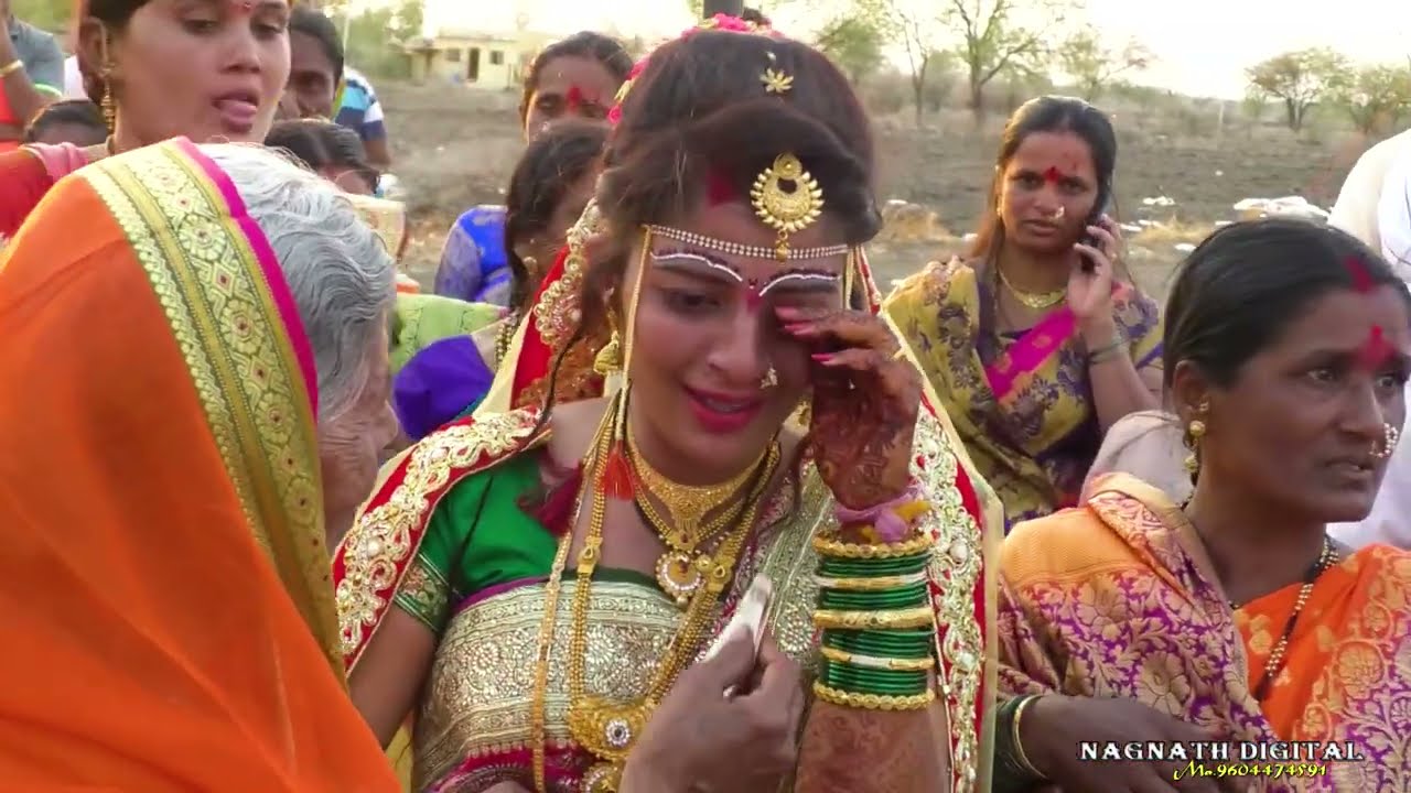 Bidai गळा भेट झाली पोरी हुंदका तु आवरी #marathi bidai#Nagnath hd photography