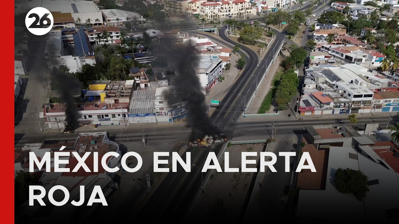 🚨 ALERTA ROJA EN M&Eacute;XICO | Estados Unidos ordena refugio inmediato por caos total