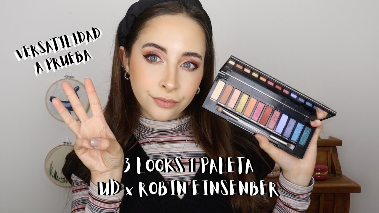 💜¿¿QUE TAN VERSATIL Y NOVEDOSA ES ESTA NUEVA PALETA??💜 3 LOOKS 1 PALETA💜 UD x ROBIN -Ro Contardo