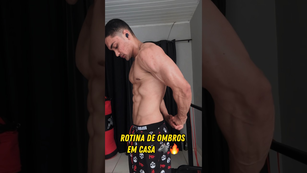 Como treinar ombro em casa 🐺🔥