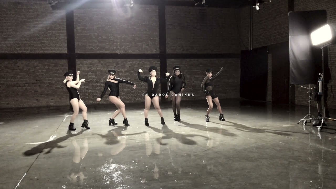 Rouge em trecho inédito da gravação do clipe de Bailando