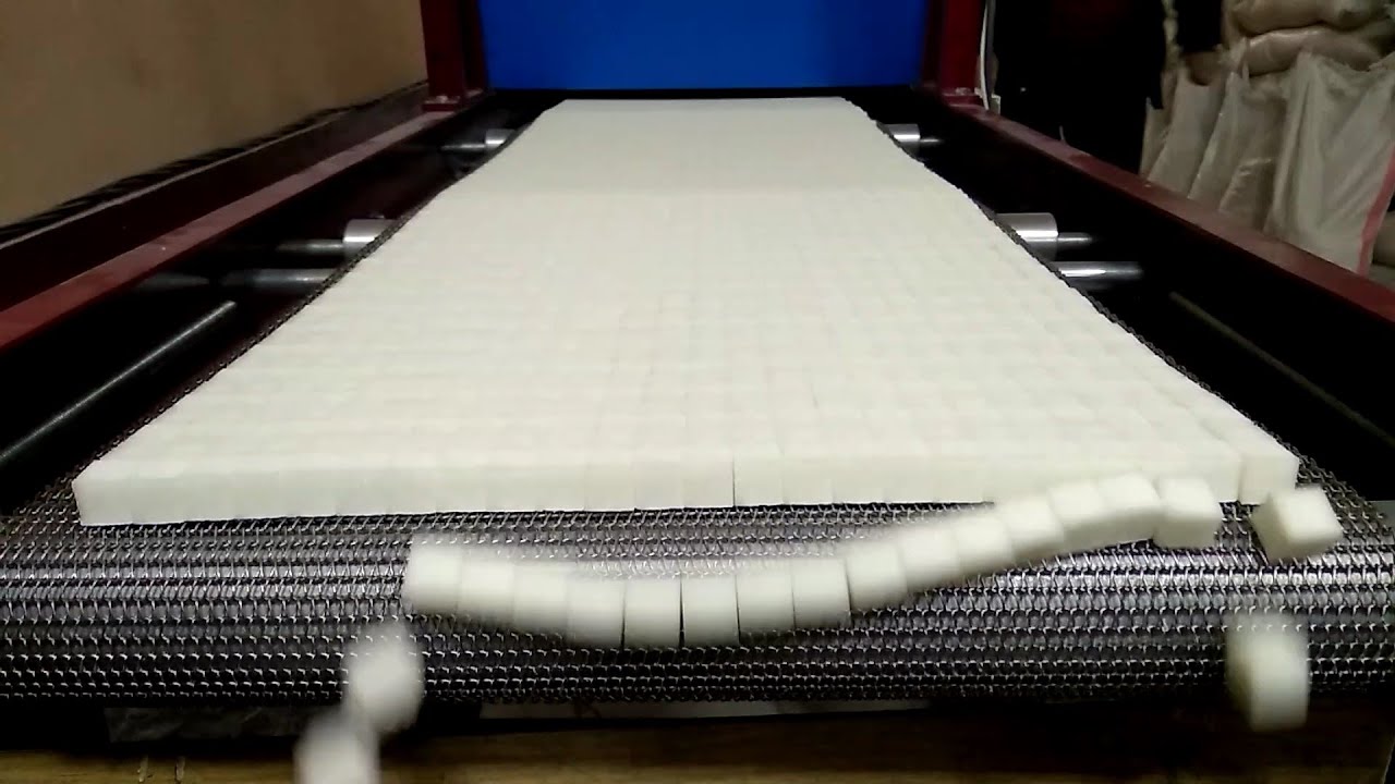 Hard cube sugar pressing machine MCI-6Q, линия для производства твёрдого сахара рафинада MCI-6Q