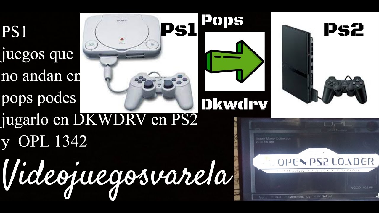 juegos de ps1 que no anda en pops pero si en dkwdrv en ps2