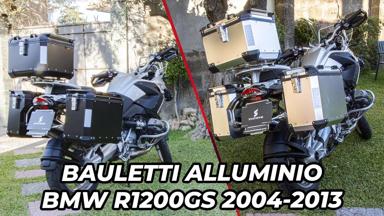 Valigie ALLUMINIO PER BMW R1200GS BIALBERO MONOALBERO STANDARD 2004-2013 (MONTAGGIO STEP BY STEP)