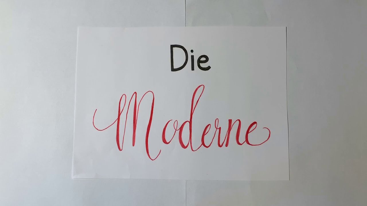 Epochen der Kunst - Die Moderne