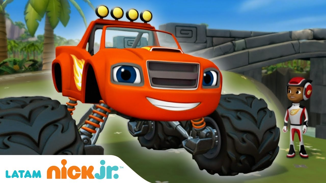 Blaze and the Monster Machines | Clase de Física con Blaze - parte 6 | Nick Jr. en Español