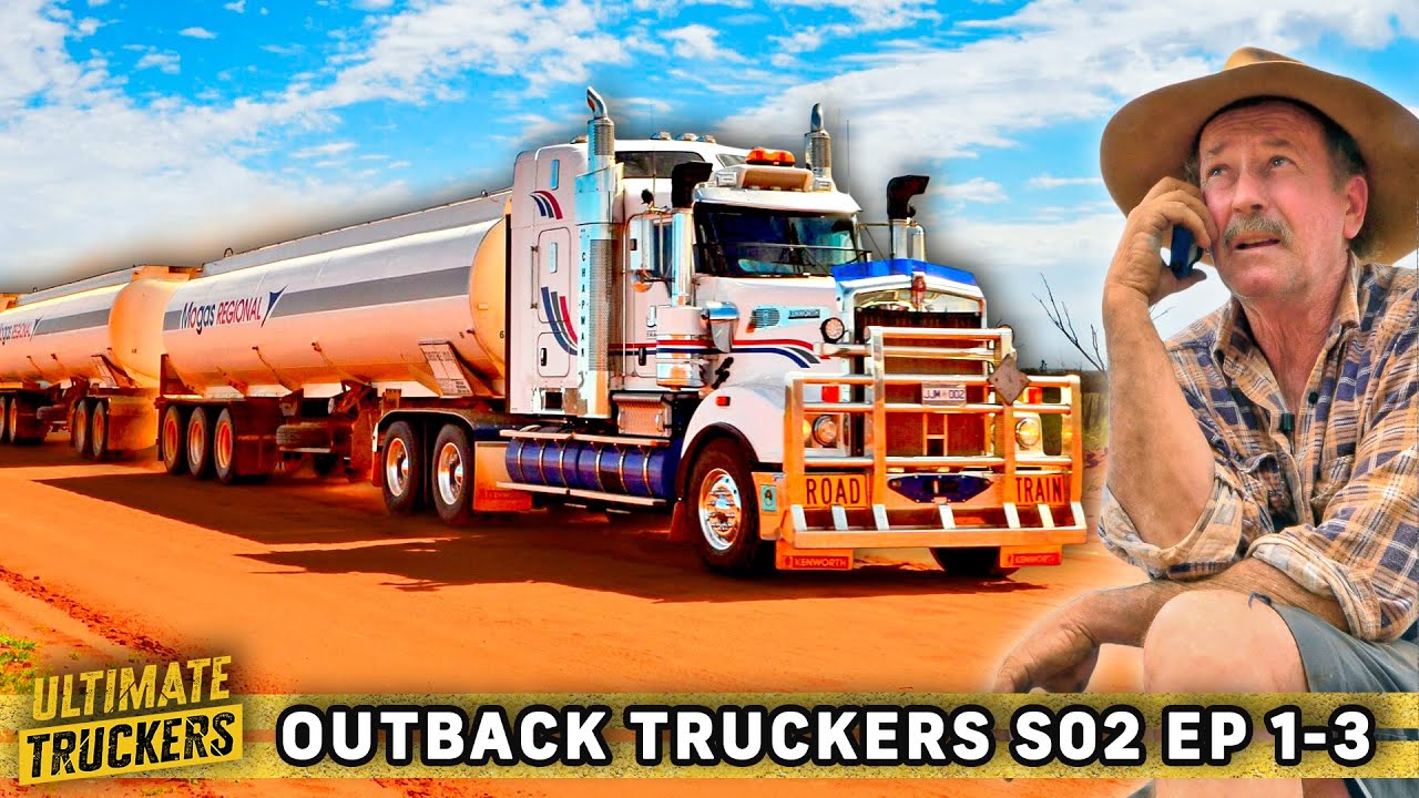 The Wildest Roads Of Australian Trucking  | Outback Truckers S2 Eps 1-3 | Full Episode Marathon
