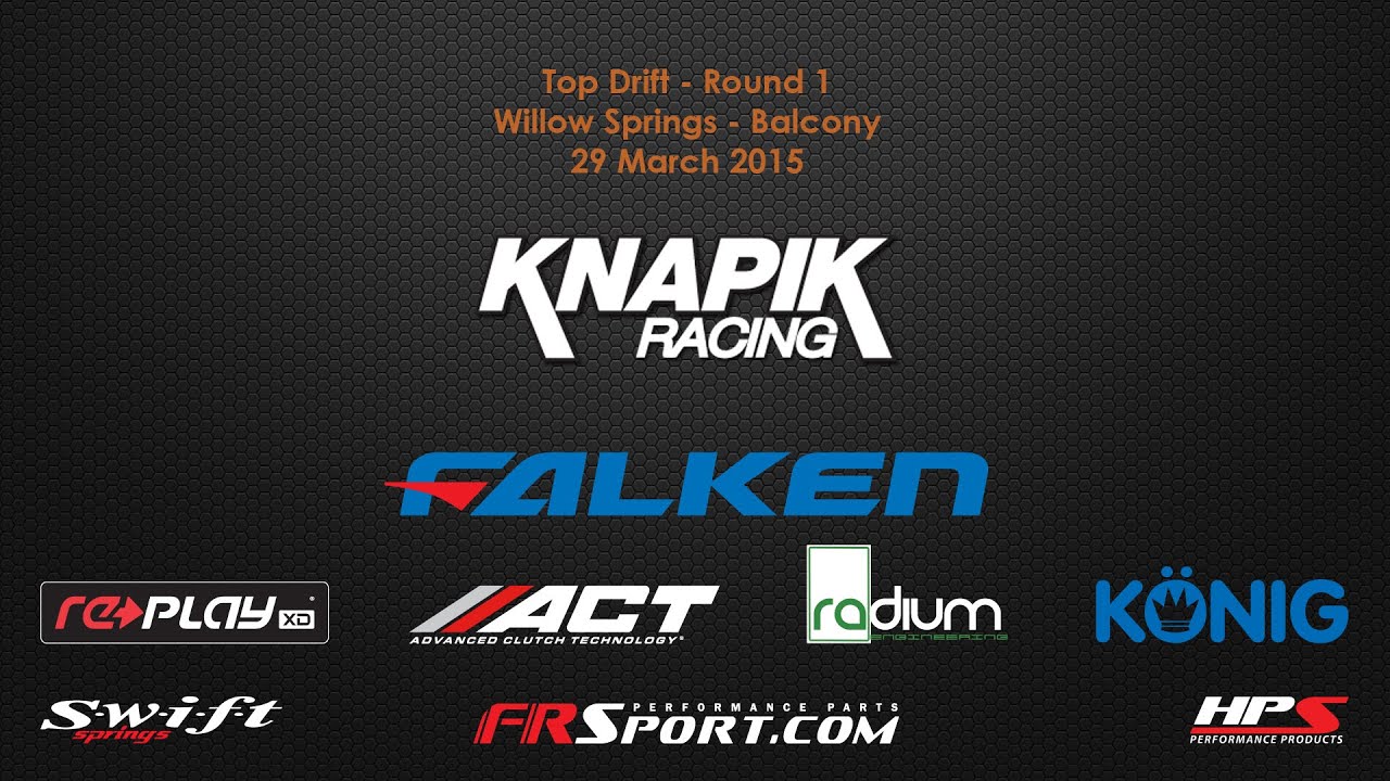 Top Drift 2015 Round 1 - Knapik Racing - 1st Place