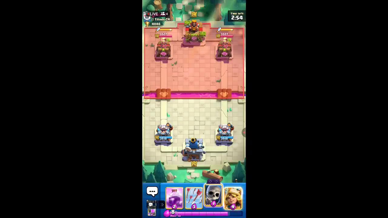 Live giving a statement too these clowns | Clash Royale