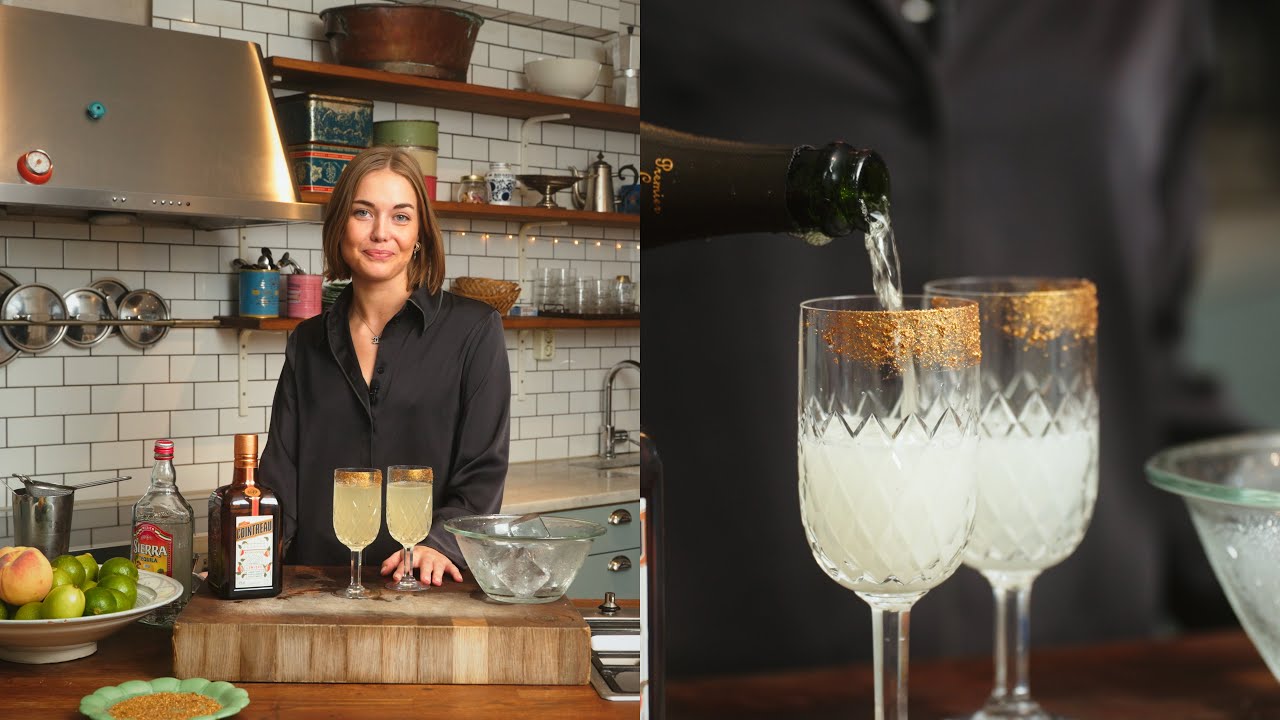 Så här blandar du Sparkling Margarita