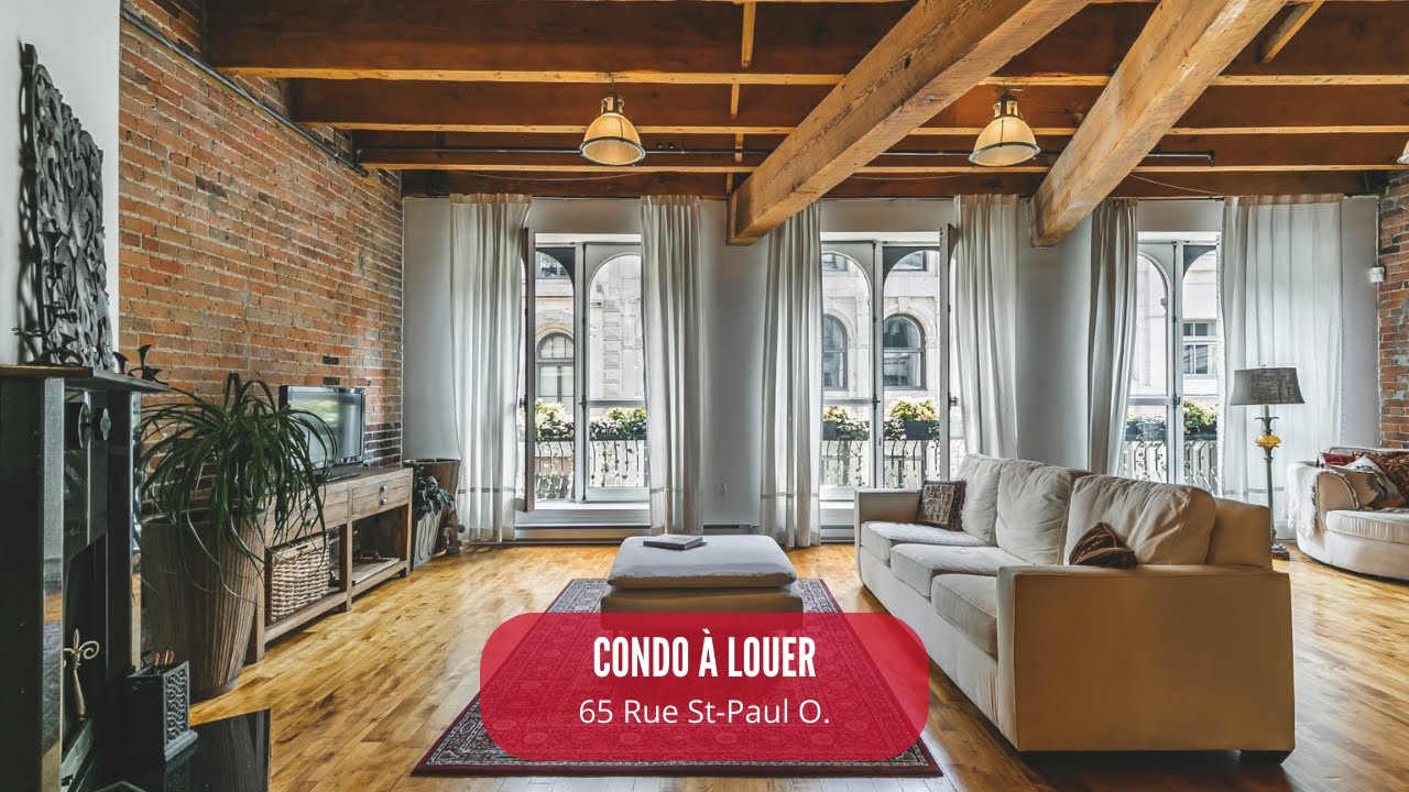 À louer - 65 Rue St-Paul O. #202 (Visite virtuelle) #Montréal