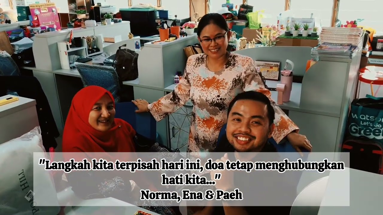 VIDEO UCAPAN GURU SEMPENA MAJLIS PERPISAHAN PUAN MASLINDA BINTI ABD WAHID