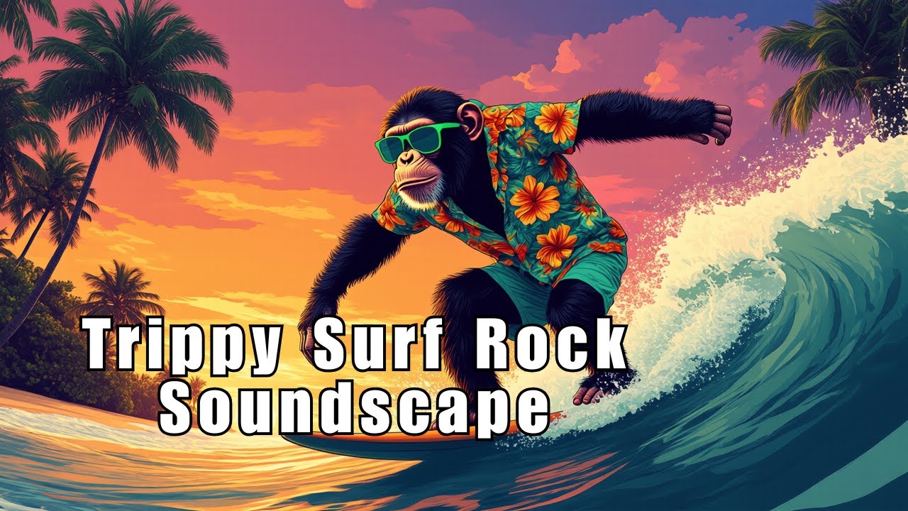 Trippy Surf Rock Soundscape 🌞 | Chill Guitar Vibes for Beach & Surf Sessions