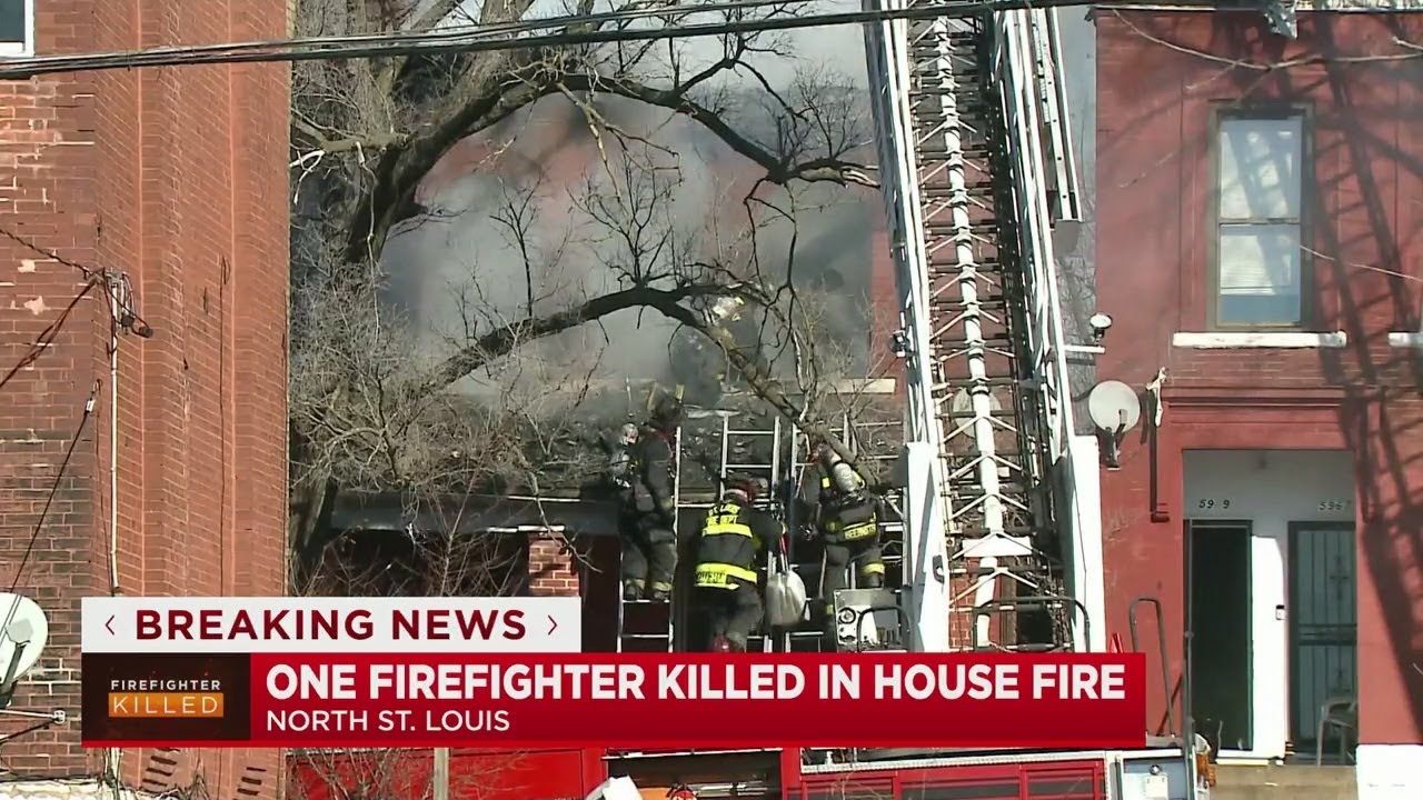 St. Louis firefighter dies battling house fire | 'This weighs tremendously heavy'