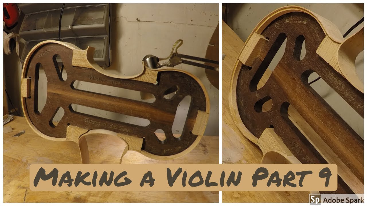 Bending violin ribs | Making the Guaneri 'del Gesu' Vieuxtemps violin part 9
