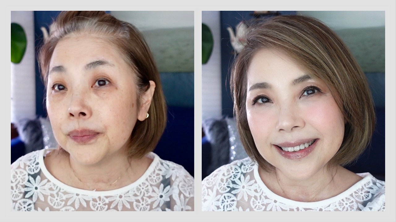 【59歳‼️今日のメイク】美容院に行くのでスキンケア〜メイク｜GRWM