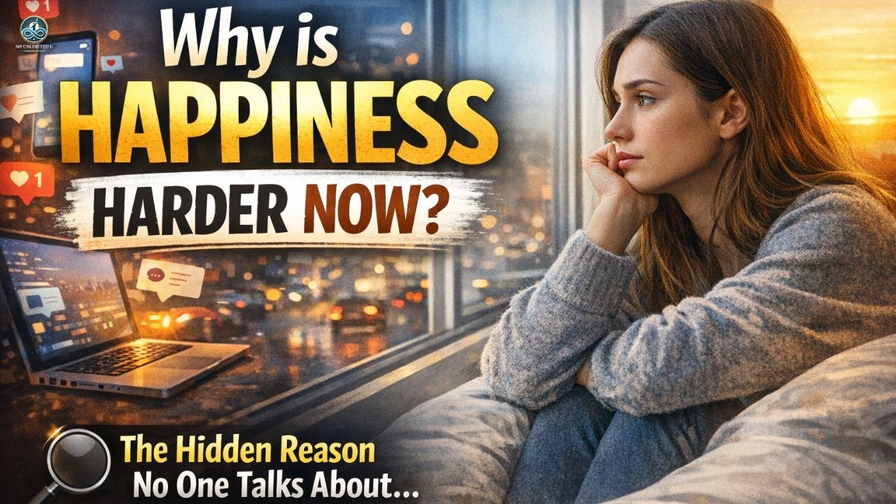 Why Happiness Feels Difficult Today (The Hidden Reason No One Talks About)