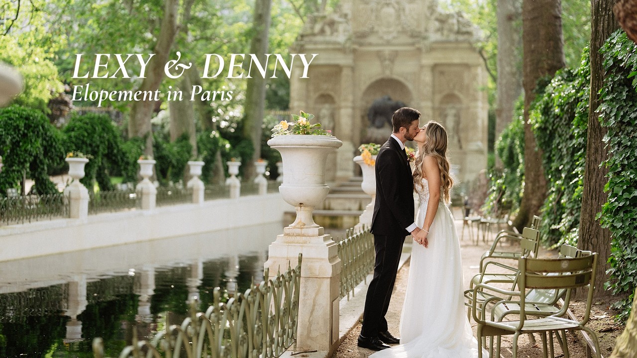 A Paris Elopement at the Luxembourg Garden // Lexi & Denny