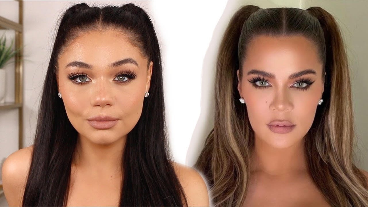 Khloe Kardashian Inspired Makeup Look | Blissfulbrii