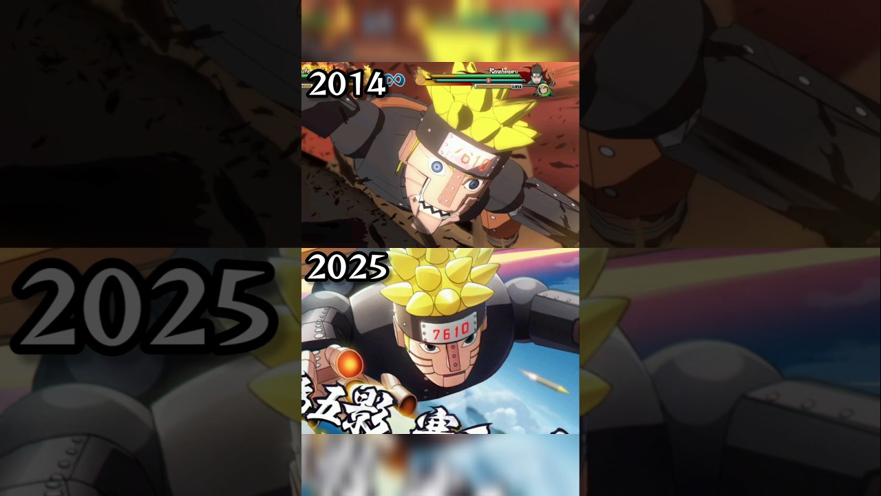 Mecha-Naruto Ultimate Jutsu Evolution | Naruto Storm Revolution VS Naruto Mobile