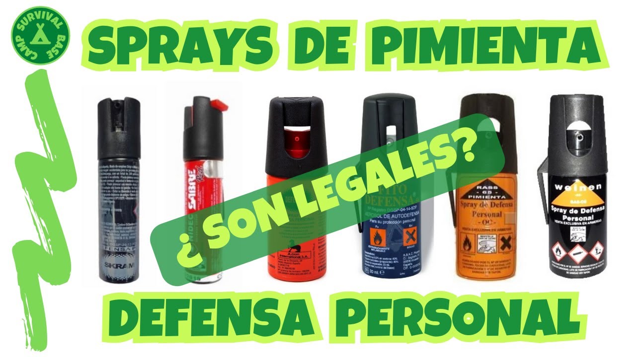 ⛔🌶️ 𝐒𝐏𝐑𝐀𝐘𝐒 𝐃𝐄 𝐏𝐈𝐌𝐈𝐄𝐍𝐓𝐀 🌶️✅ Son legales ❓❓ #defensapersonal #seguridadpersonal #pepperspray