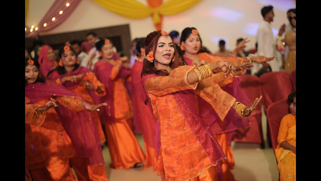 Rijbe & Jisan Holud Dance Video Chattgaya Holud 2025 4th October