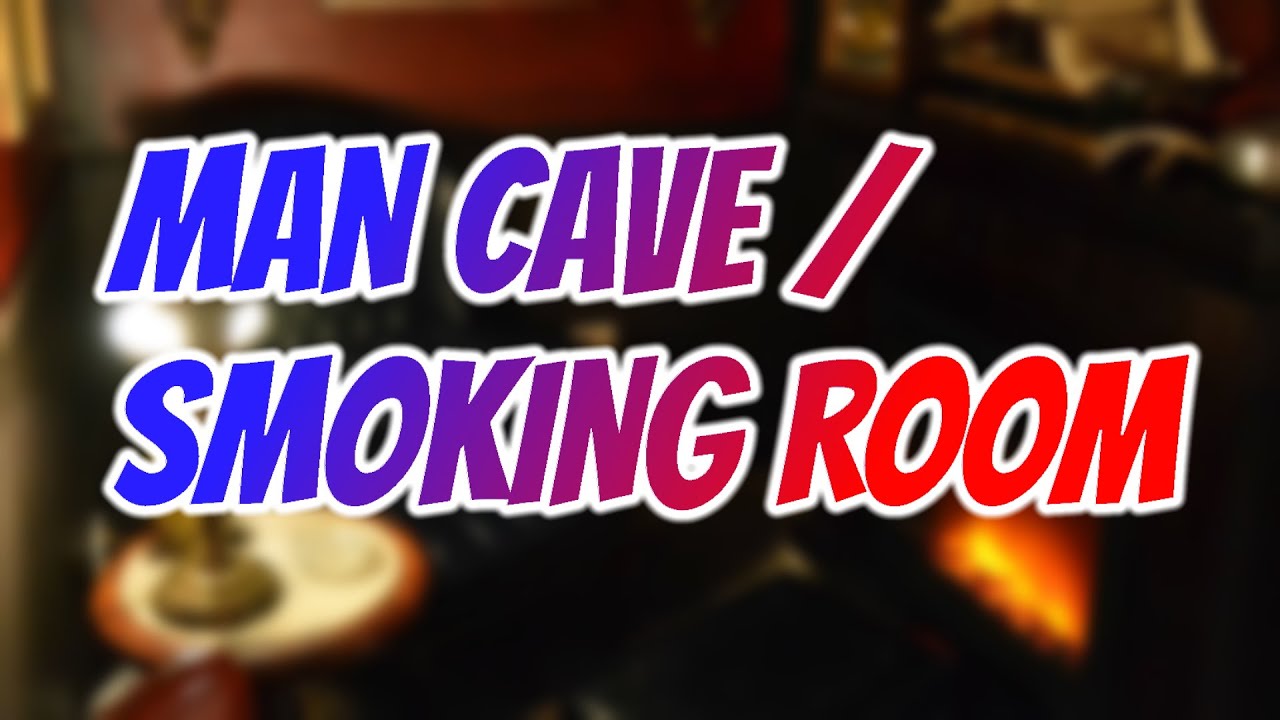 MAN CAVE / CIGAR ROOM TOUR!!