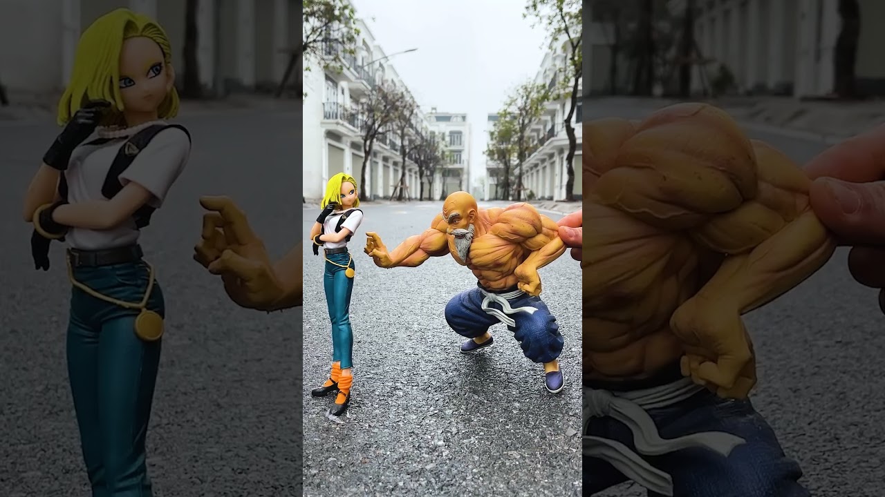 Master Roshi x Android 18 🤣 | #dragonball #goku